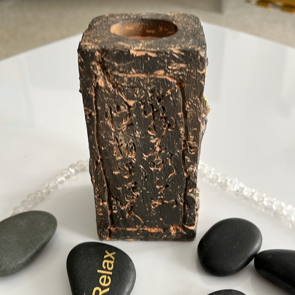 Relaxation Set- hot stones/massage, 4 sided decor, candleholder glass necklace - Picture 5 of 6